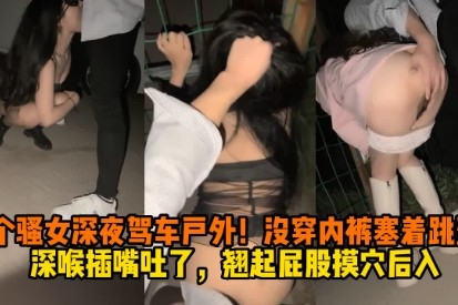 两个骚女深夜驾车户外_没穿内裤塞着跳_深喉插嘴吐了翘起屁股摸穴后入k