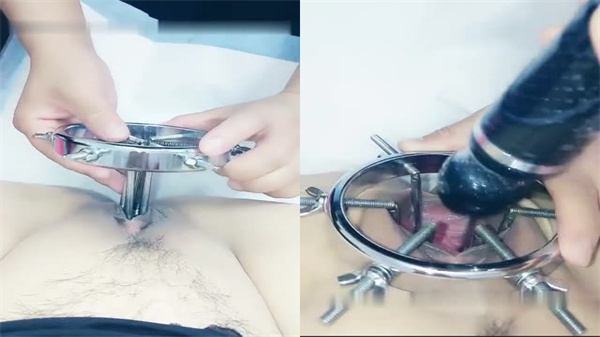 周晓琳式让大哥虐逼扩阴器撑开骚逼插尿道口 第1集