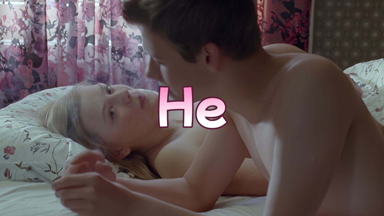 He