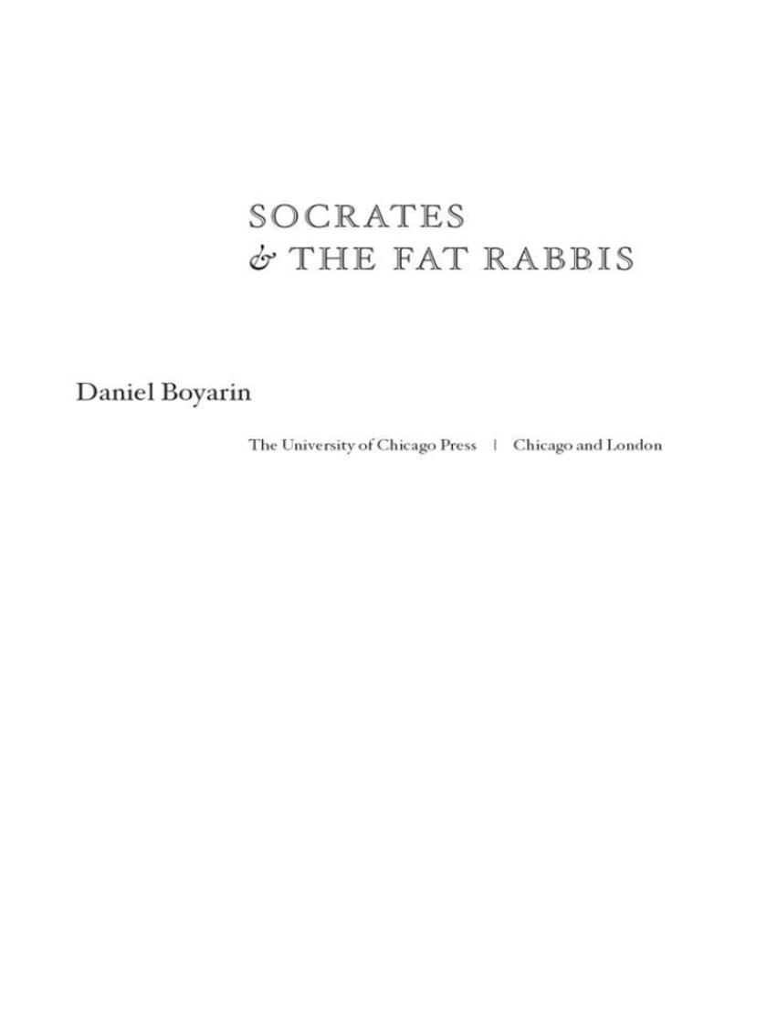 Socrates and the Fat Rabbis