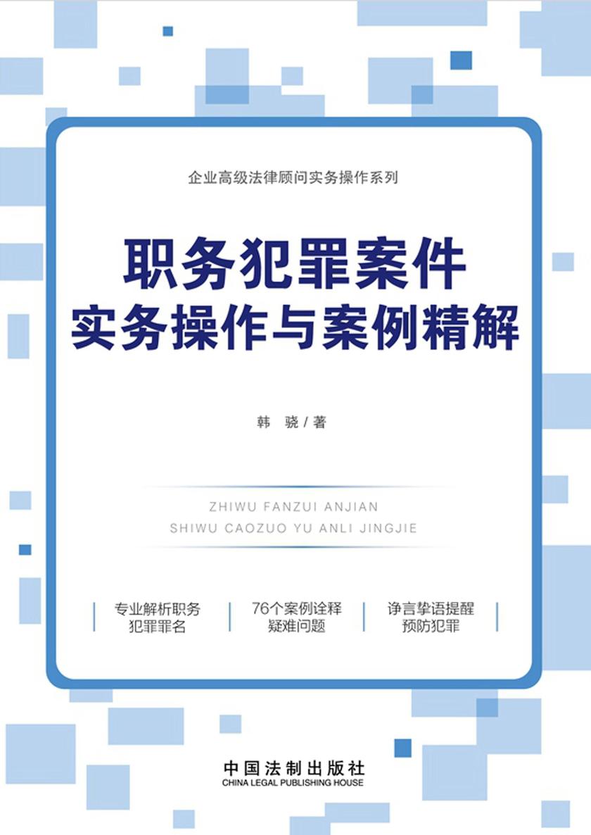职务犯罪案件实务操作与案例精解