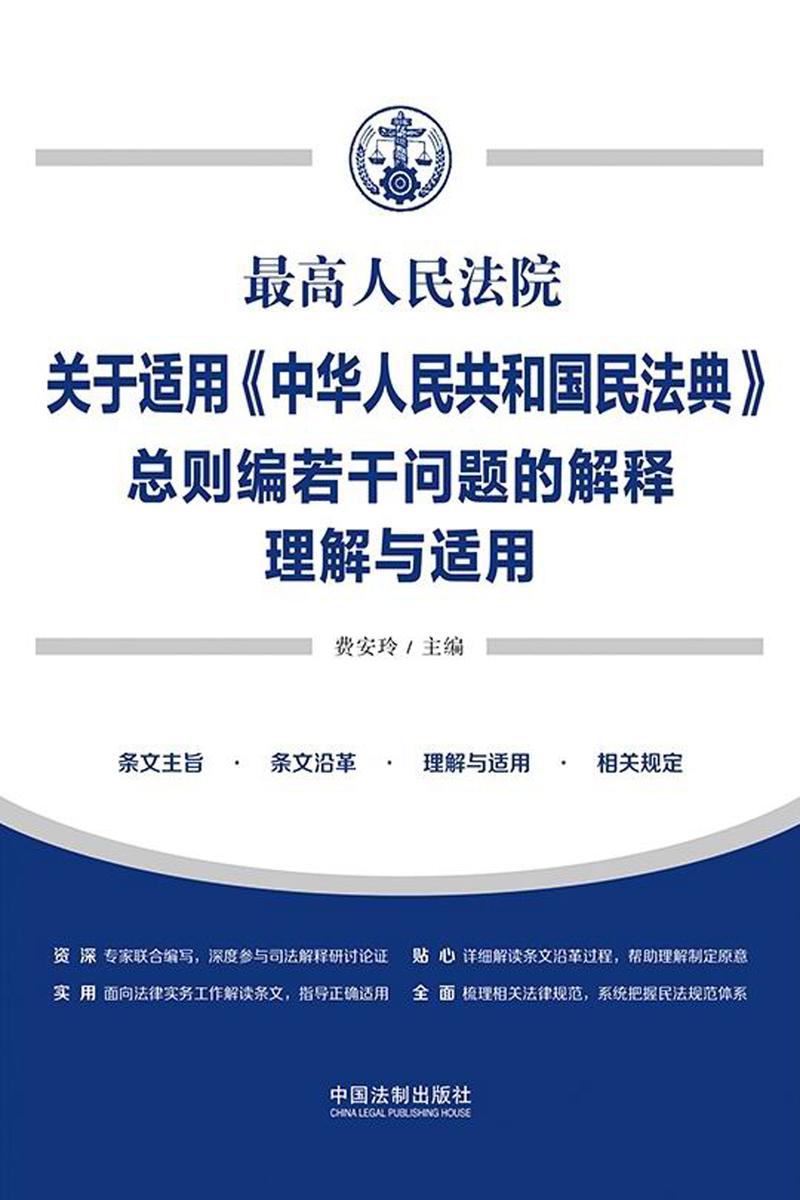 *高人民法院关于适用《中华人民共和国民法典》总则编若干问题的解释理解与适用