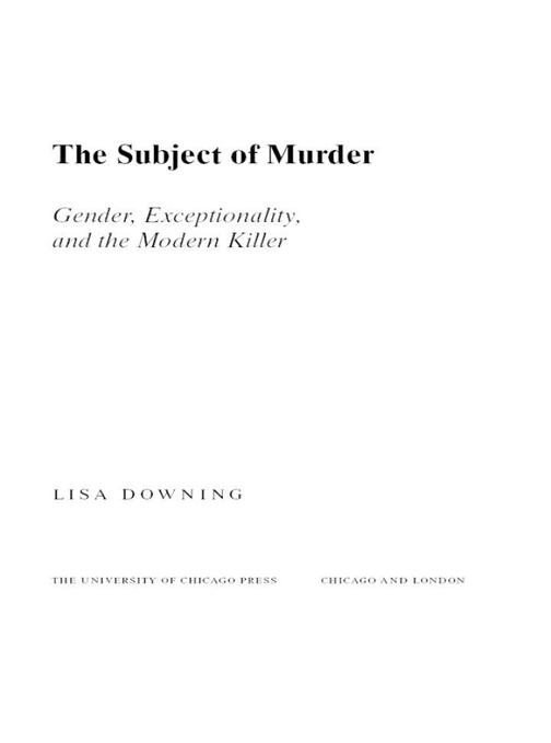 Subject of Murder