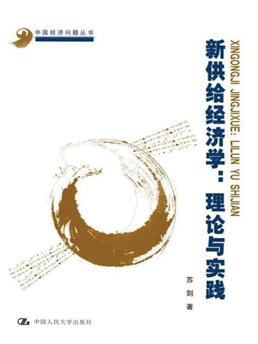 新供给经济学：理论与实践(中国经济问题丛书)