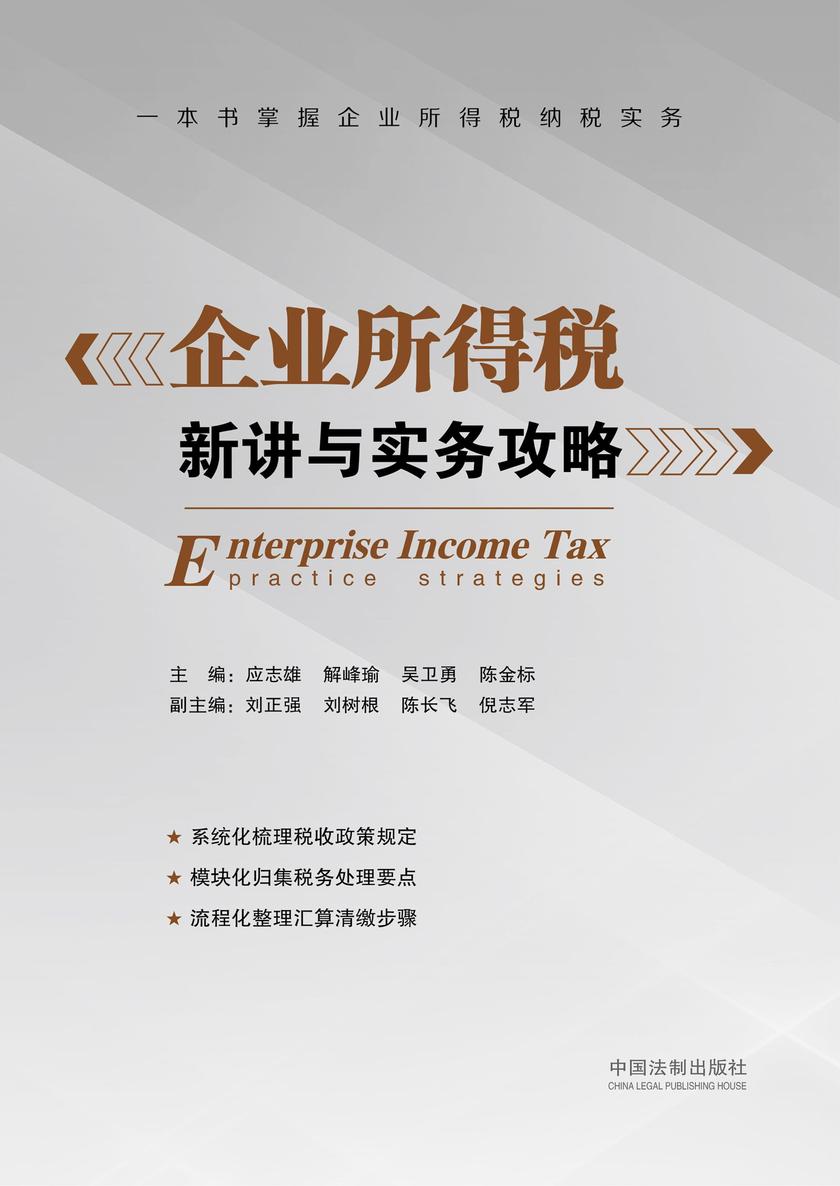 企业所得税新讲与实务攻略