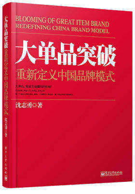 大单品突破——重新定义中国品牌模式(团购,请致电400-106-6666转6)(试读本)