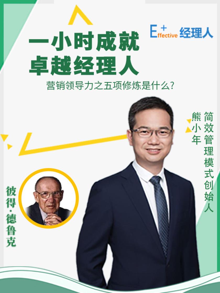 第13集 营销领导力之五项修炼是什么?(此商品为视频课程)