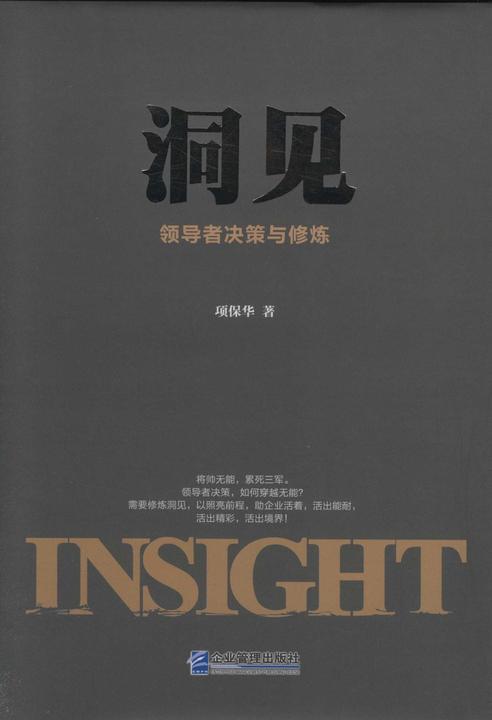 洞见 : 领导者决策与修炼