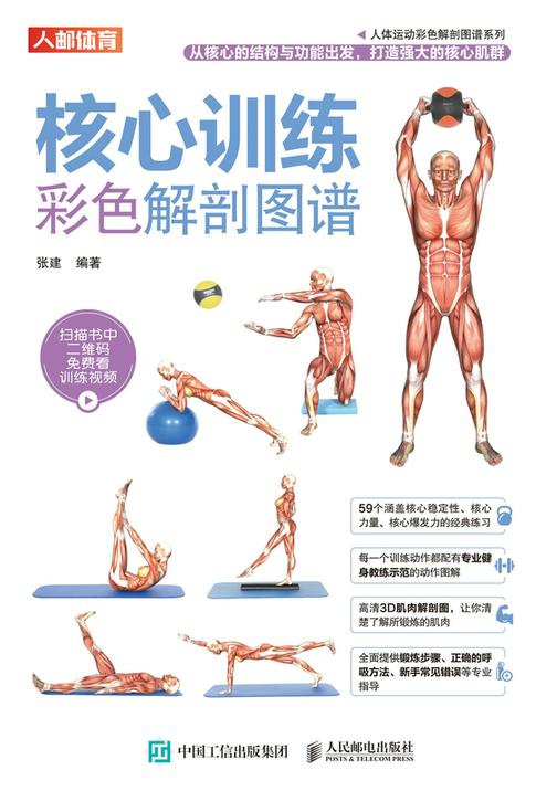 核心训练彩色解剖图谱