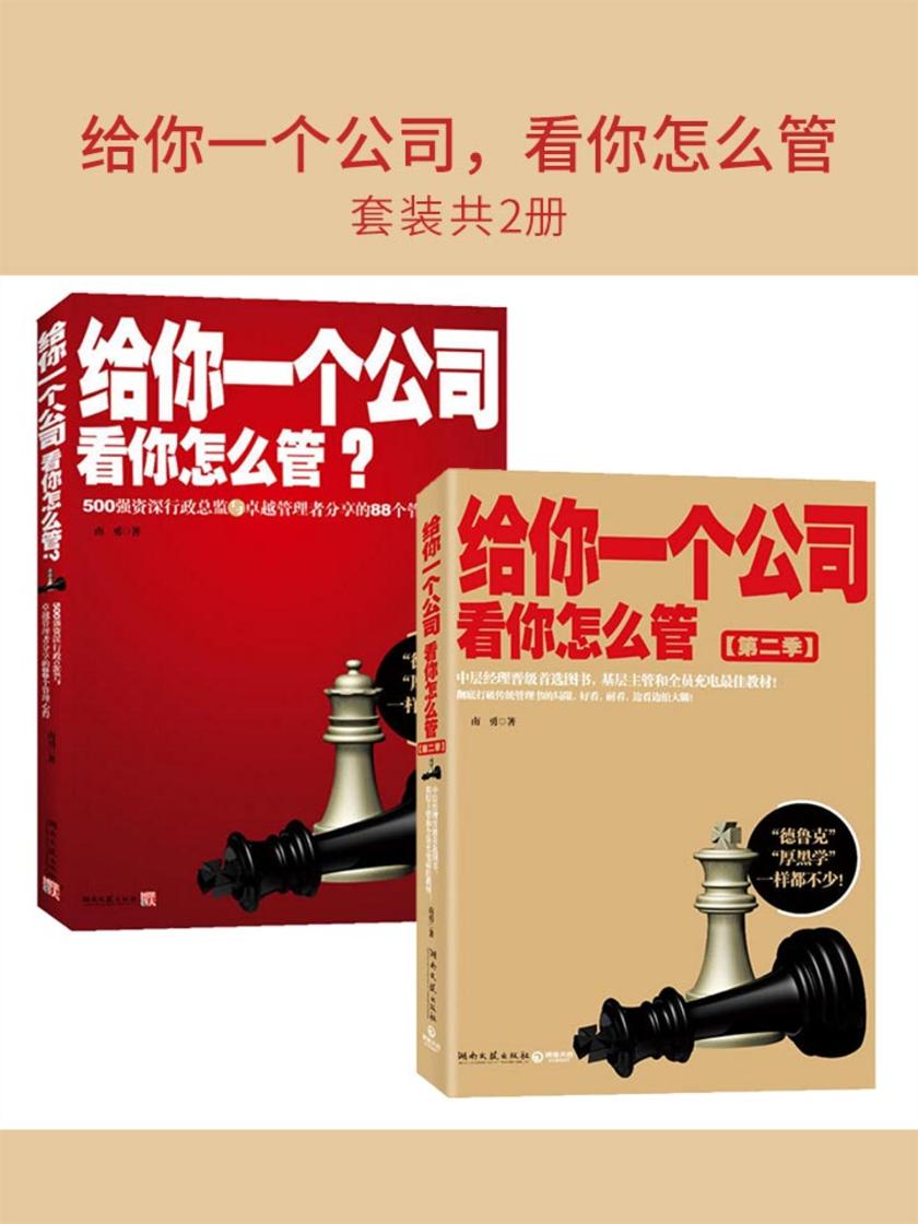 给你一个公司，看你怎么管(套装共2册)