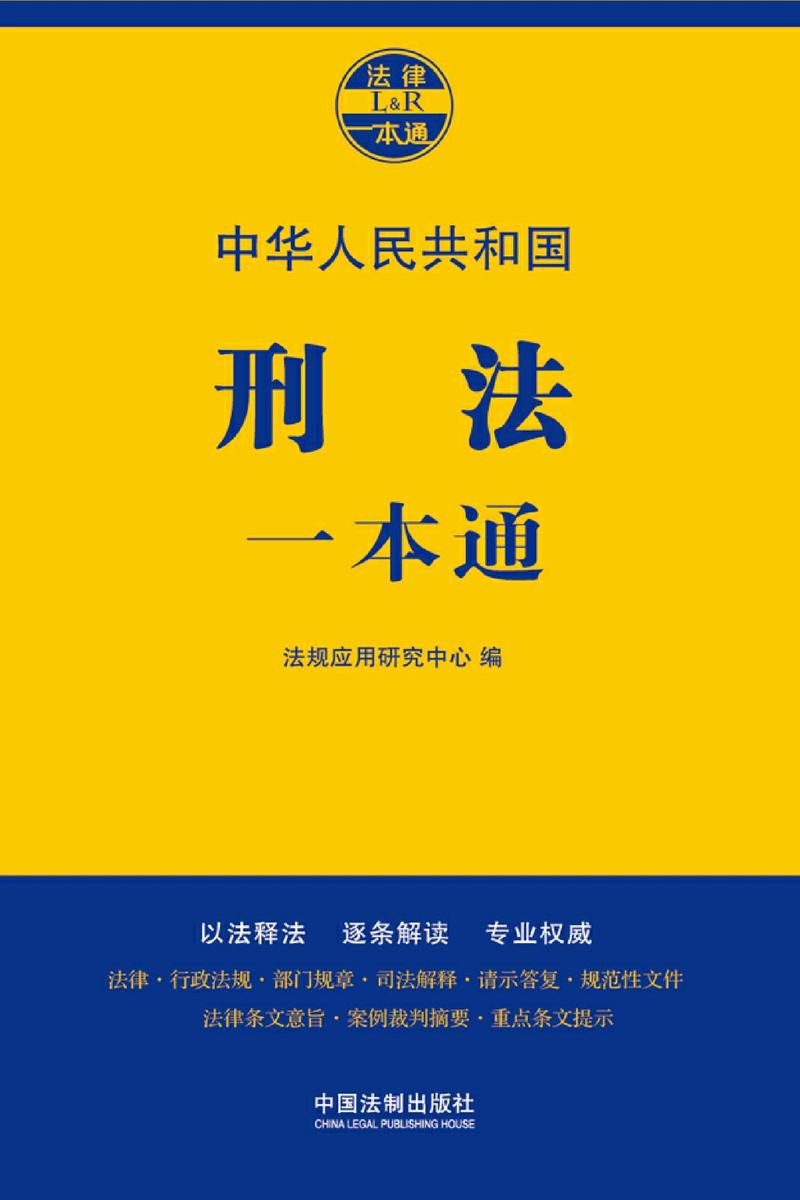 刑法一本通(第七版)
