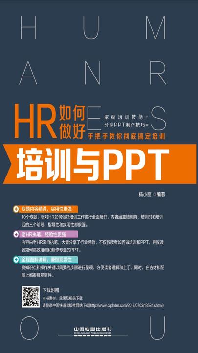 HR如何做好培训与PPT