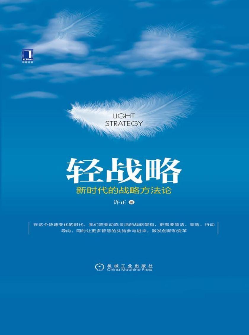 轻战略:新时代的战略方法论