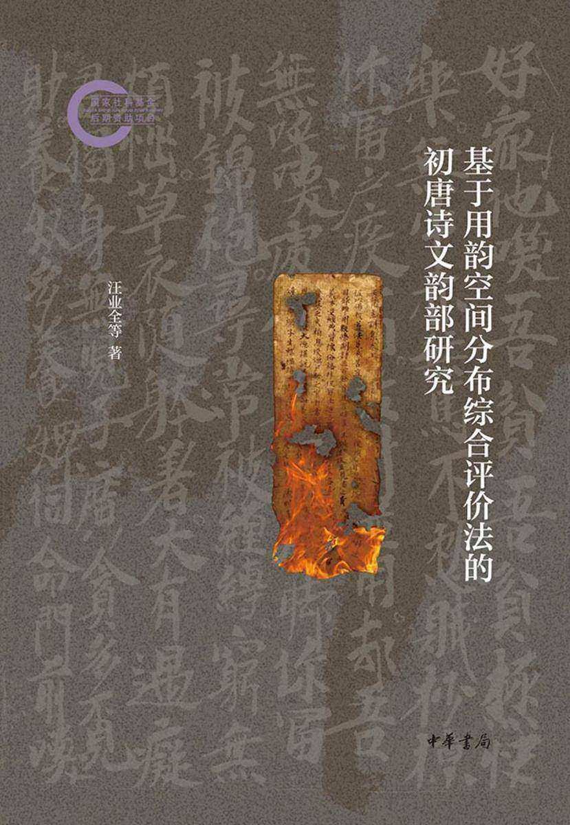 基于用韵空间分布综合评价法的初唐诗文韵部研究--国家社科基金后期资助项目【中华书局出品】