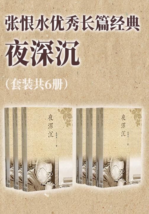 张恨水优秀长篇经典：夜深沉（套装共6册）