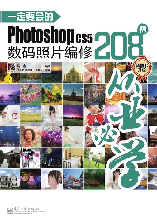 一定要会的Photoshop CS5数码照片编修208例(含DVD光盘2张)(全彩)