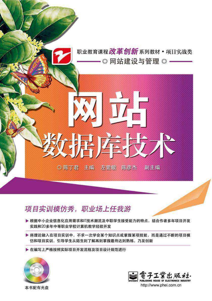网站数据库技术(含光盘1张)