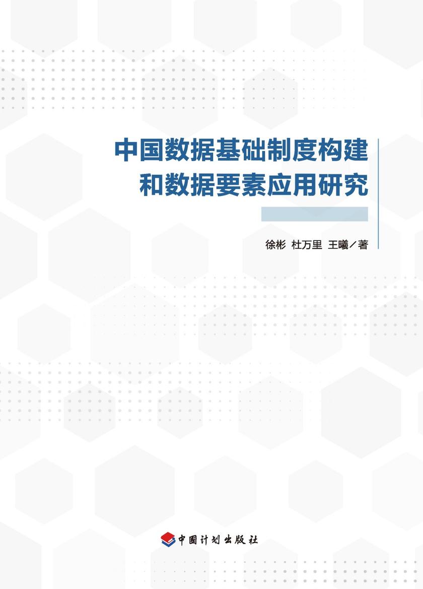 中国数据基础制度构建和数据要素应用研究