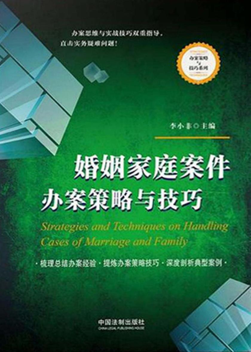 婚姻家庭案件办案策略与技巧