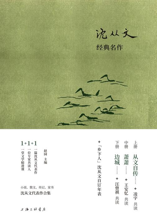 沈从文经典名作(上中下套装3册)