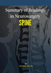 Summary of Readings in Neurosurgery: Spine