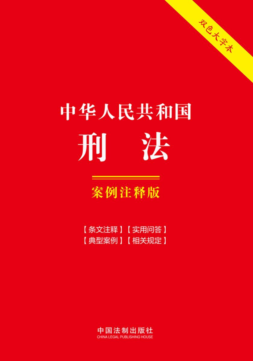 中华人民共和国刑法:案例注释版(双色大字本)(第六版)
