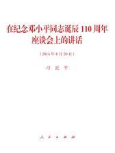 在纪念邓小平同志诞辰110周年座谈会上的讲话