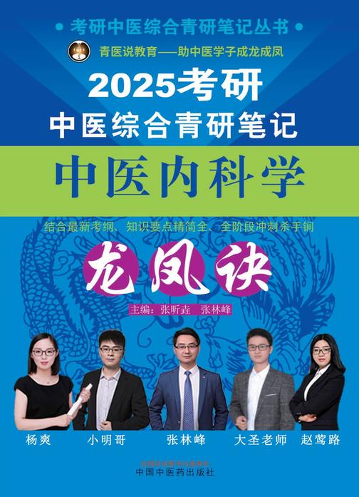 考研中医综合青研笔记中医内科学龙凤诀(考研中医综合青研笔记丛书)