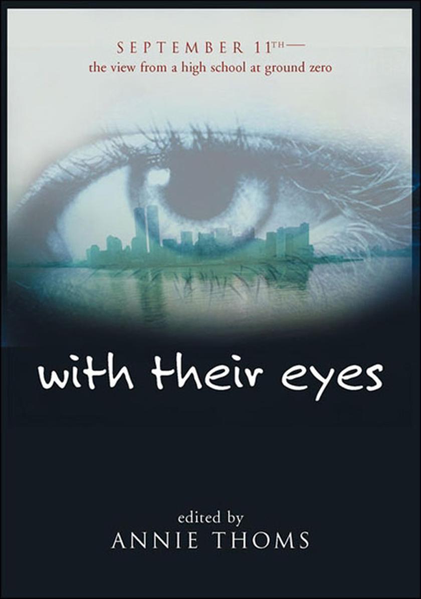 with their eyes