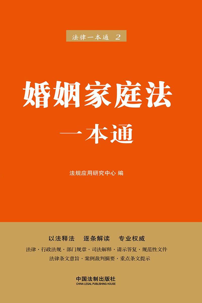 婚姻家庭法一本通(第六版)