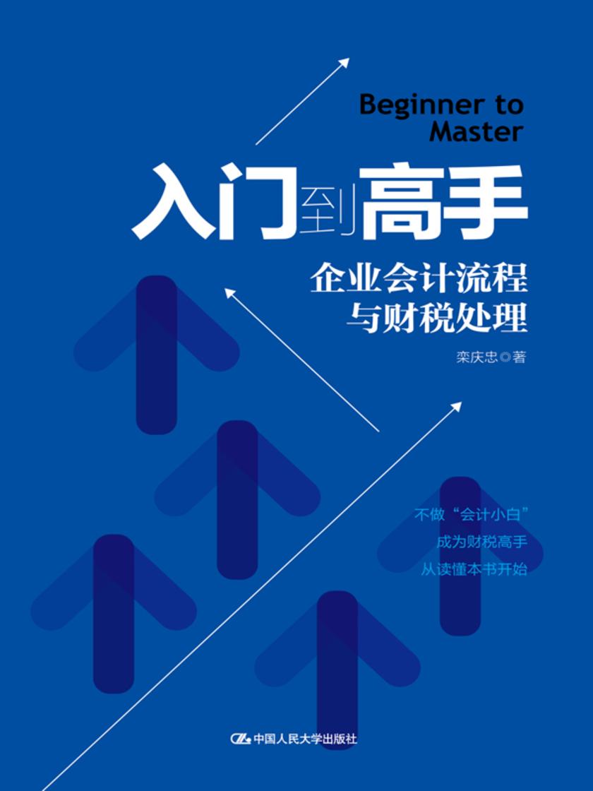 入门到高手——企业会计流程与财税处理