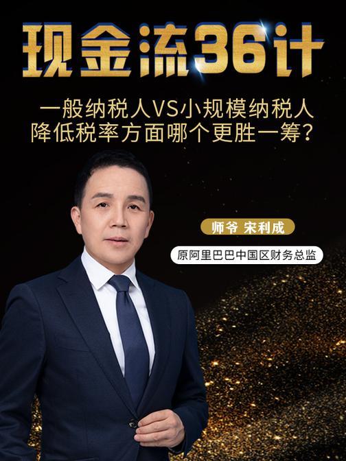 第16集 一般纳税人VS小规模纳税人降低税率方面哪个更胜一筹?(此商品为视频课程)
