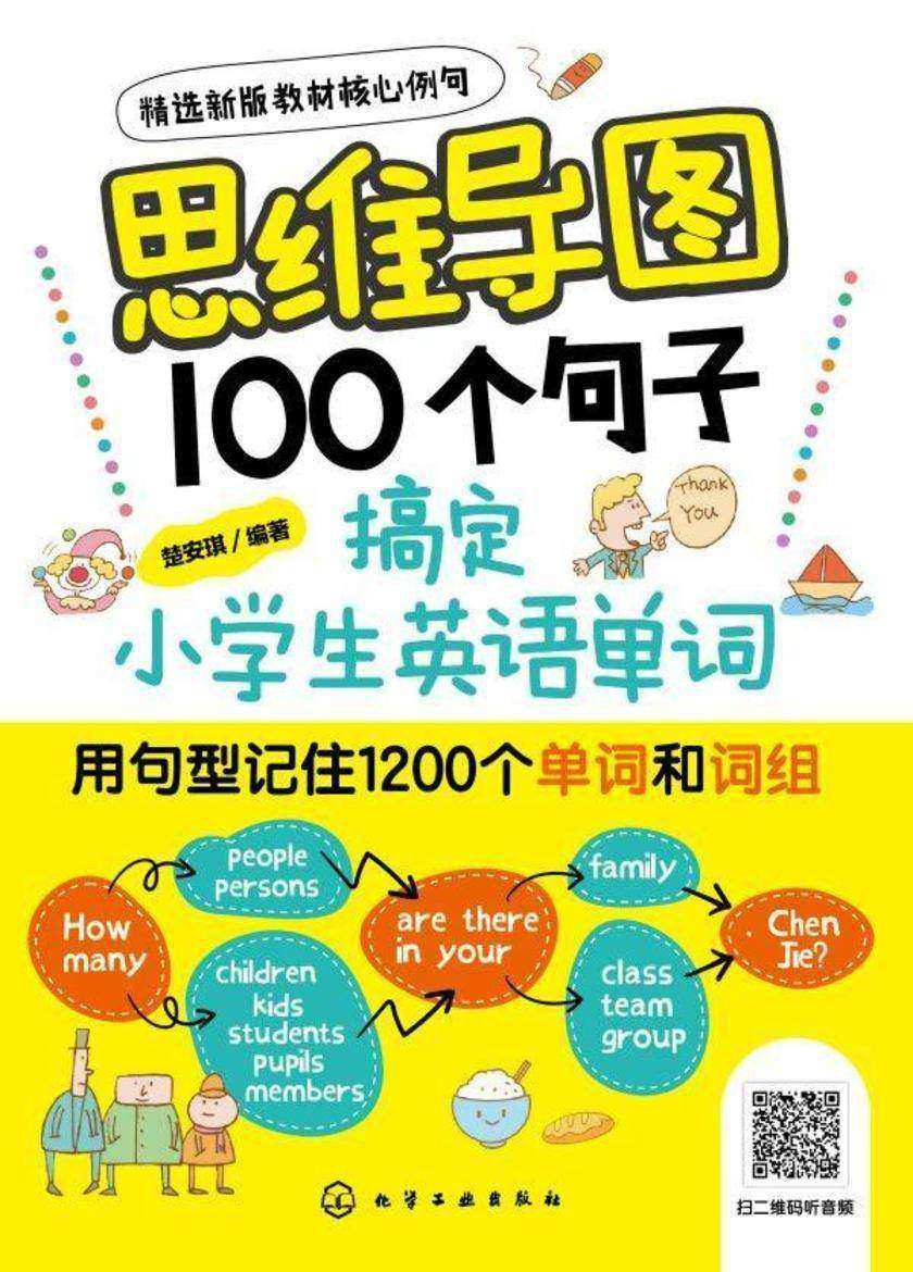 思维导图100个句子搞定小学生英语单词