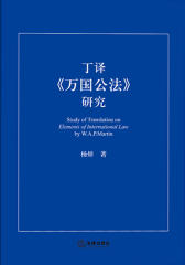 丁译《万国公法》研究