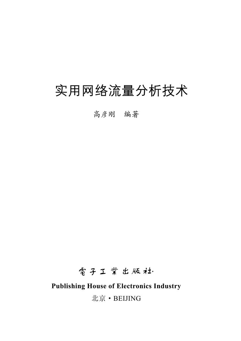 实用网络流量分析技术