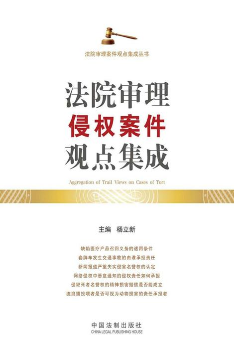 法院审理侵权案件观点集成