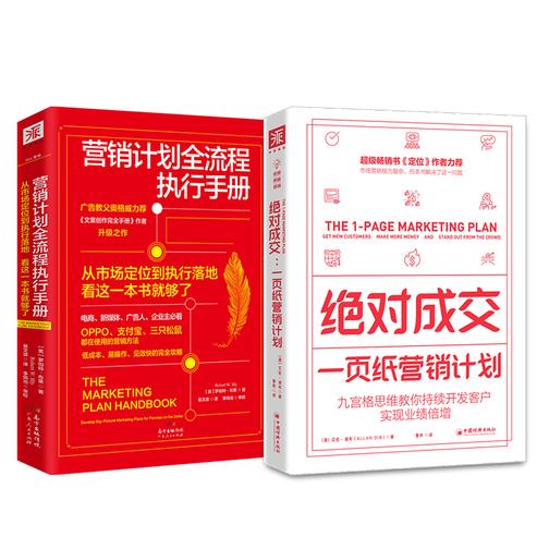营销计划圣经:绝dui成交一页纸营销计划+营销计划全流程执行手册(套装共2册)