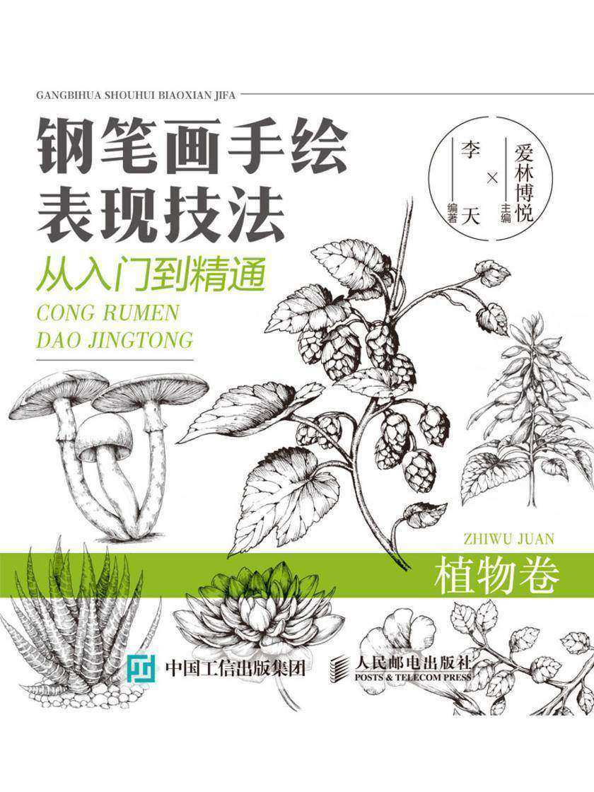 钢笔画手绘表现技法从入门到精通 植物卷