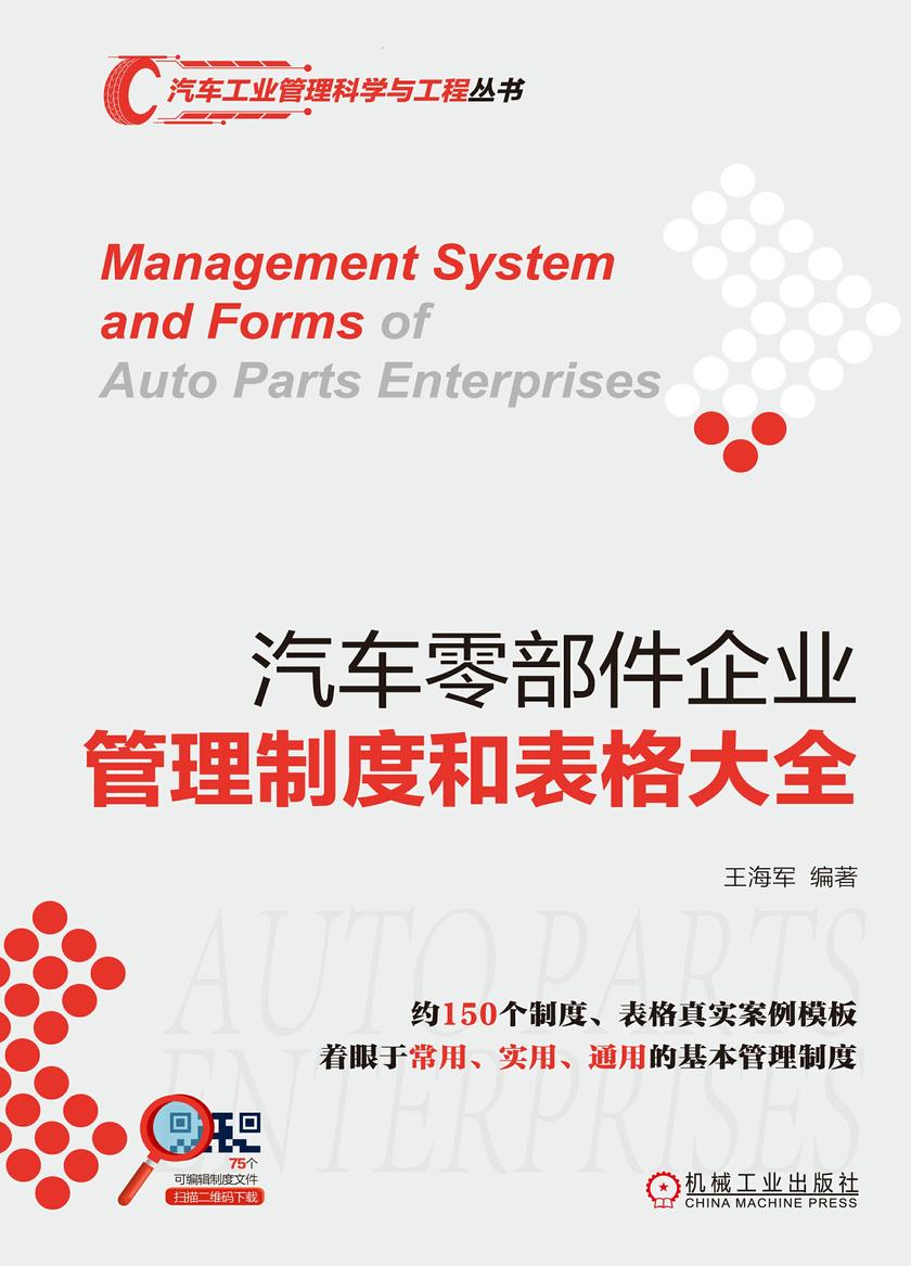 汽车零部件企业管理制度和表格大全