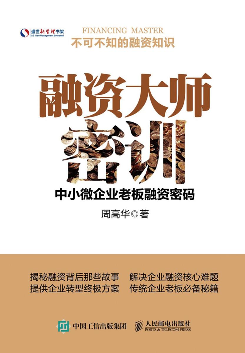 融资大师密训 中小微企业老板融资密码(盛世新管理书架)