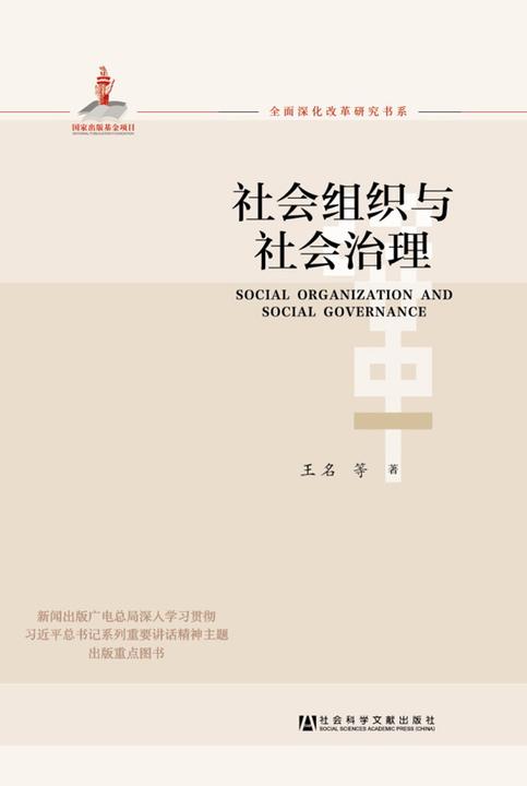 全面深化改革研究书系：社会组织与社会治理