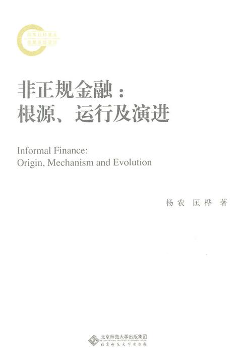 非正规金融：根源、运行及演进