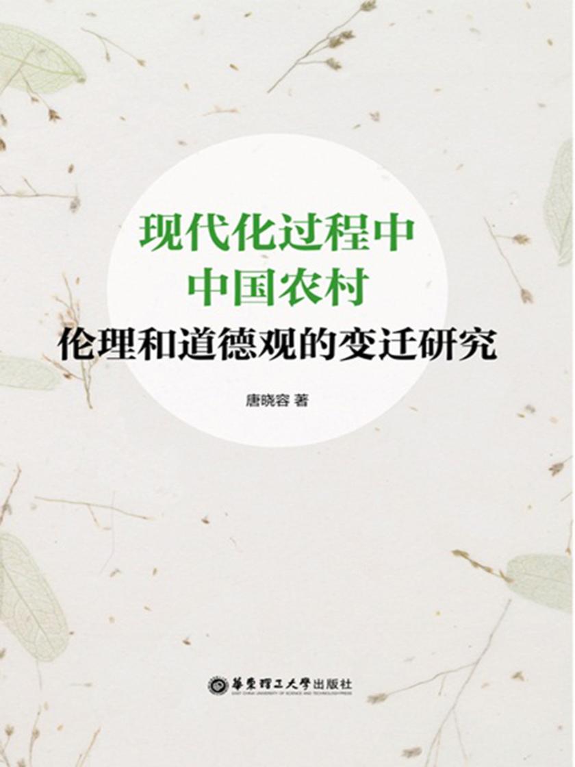 现代化过程中中国农村伦理和道德观的变迁研究