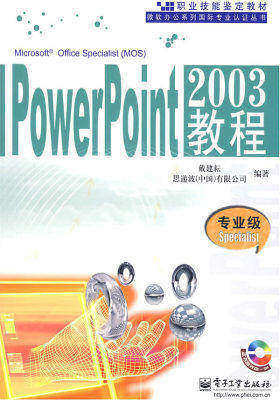 PowerPoint2003教程:专业级(含盘)(试读本)