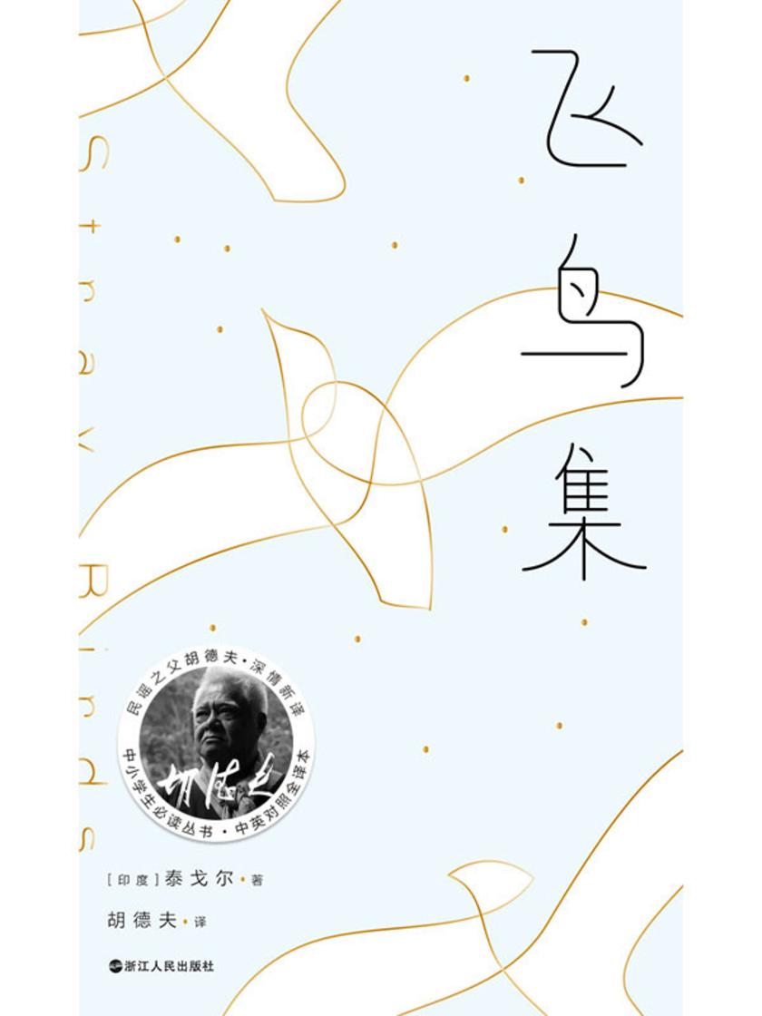 飞鸟集(胡德夫译本)【世界以痛吻我,要我回报以歌,诺贝尔文学奖得主,泰戈尔,代表作,民谣之父胡德夫深情新译!】
