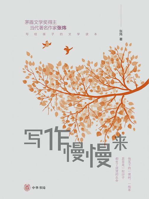写作慢慢来--张炜写给孩子的文学读本  中华书局出品