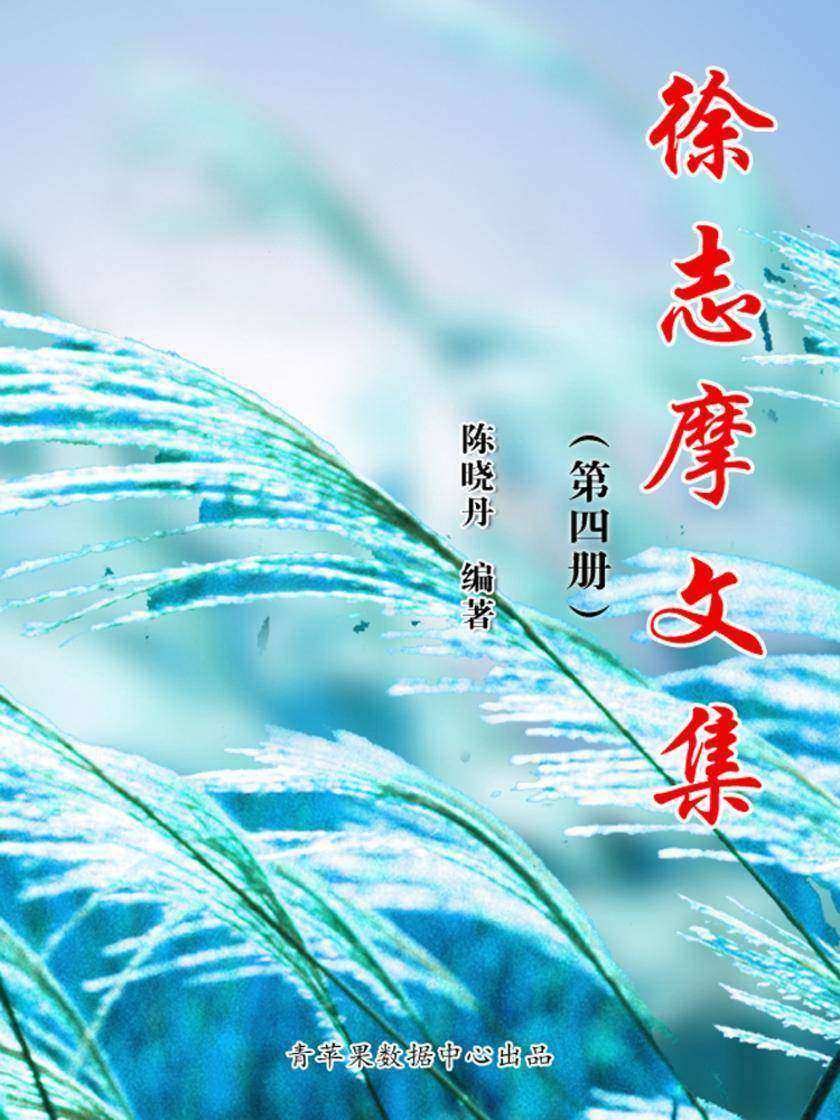 徐志摩文集(第三册)