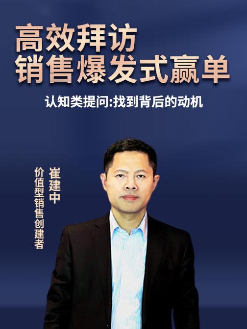 第13集 认知类提问:找到背后的动机(此商品为视频课程)