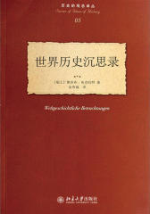 世界历史沉思录(历史的观念译丛)