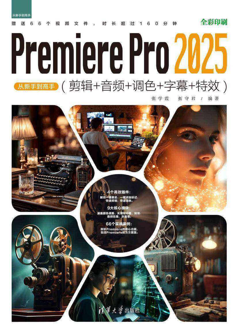 Premiere Pro 2025从新手到高手(剪辑+音频+调色+字幕+*)